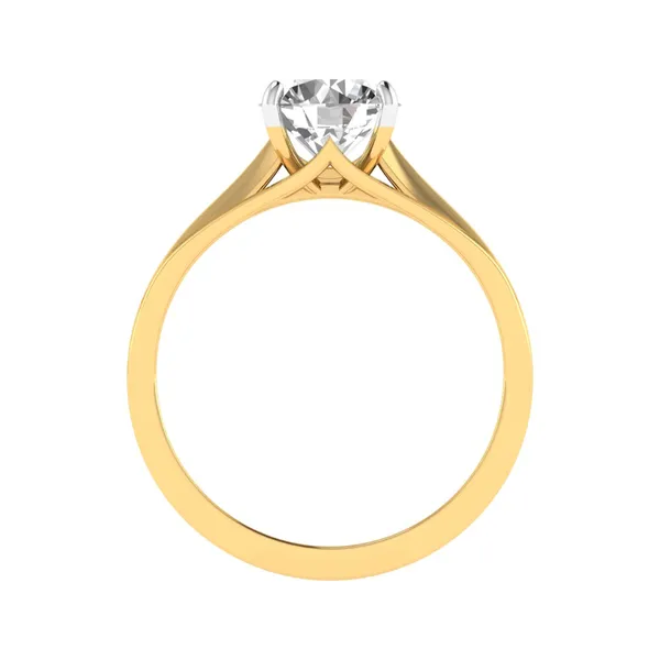 Graceful Celtic Diamond Ring - View 3