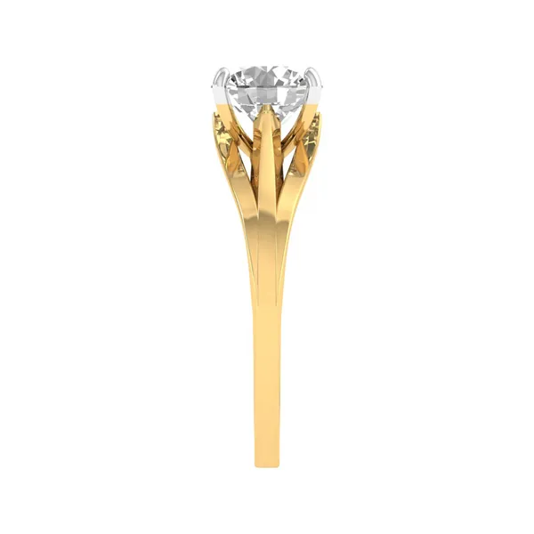 Graceful Celtic Diamond Ring - View 4