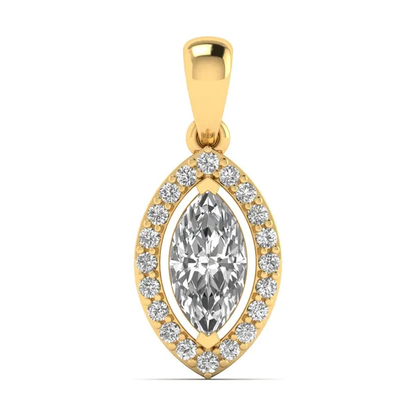 Enchanting Evil Eye Diamond Pendant - Laboratory-Grown Diamond Pendant