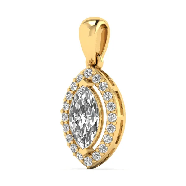 Enchanting Evil Eye Diamond Pendant - View 2