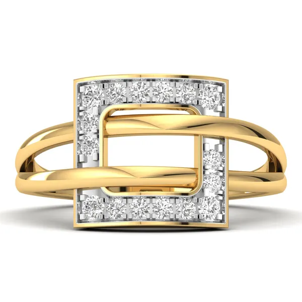 Artisan Cluster Diamond Ring - View 2