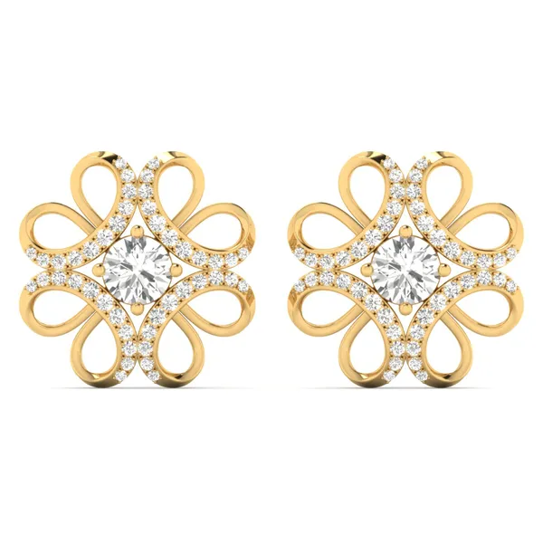 Aveline Knot Tiered Earrings - Laboratory-Grown Diamond Earrings