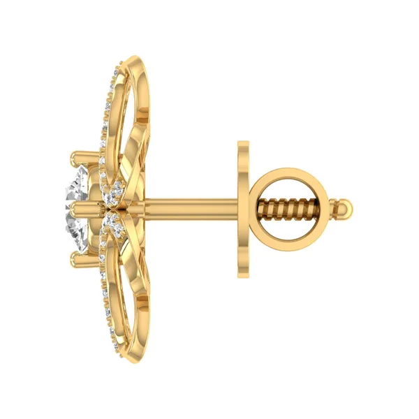Aveline Knot Tiered Earrings - View 3