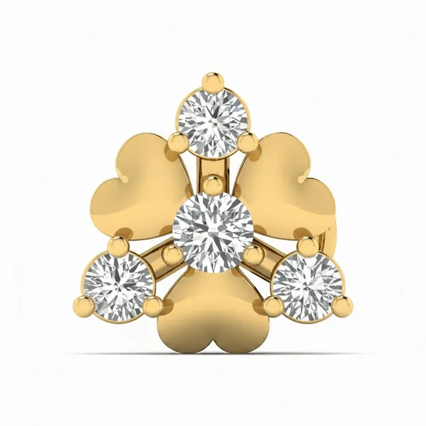 Harmonious Gleam Diamond Nosepin - Laboratory-Grown Diamond Nose Pin