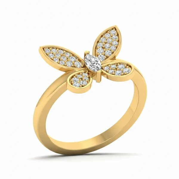 Magnificent Split-Shank Diamond Ring - Laboratory-Grown Diamond Ladies Ring