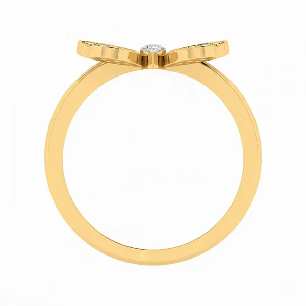 Magnificent Split-Shank Diamond Ring - View 3