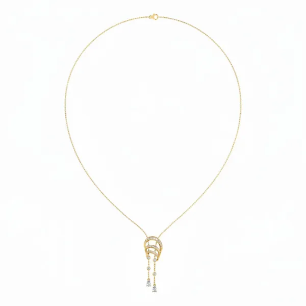 Luxurious Statement Diamond Necklace - Laboratory-Grown Diamond Necklace