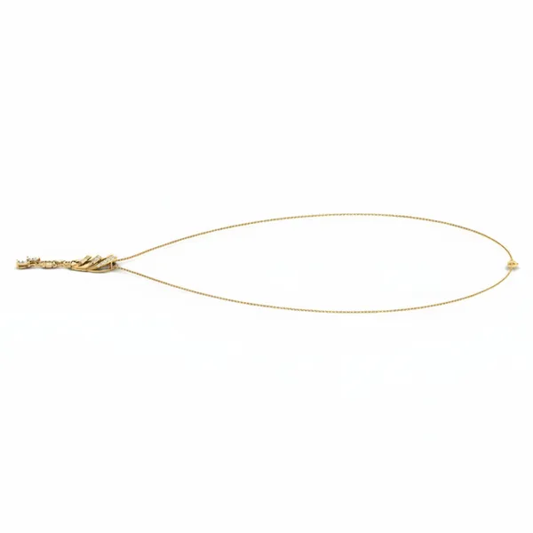 Luxurious Statement Diamond Necklace - View 2