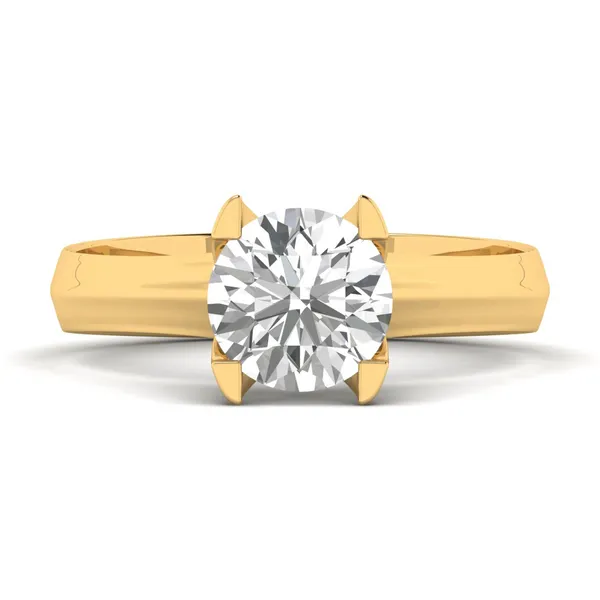 Golden Accent Diamond Ring - View 2
