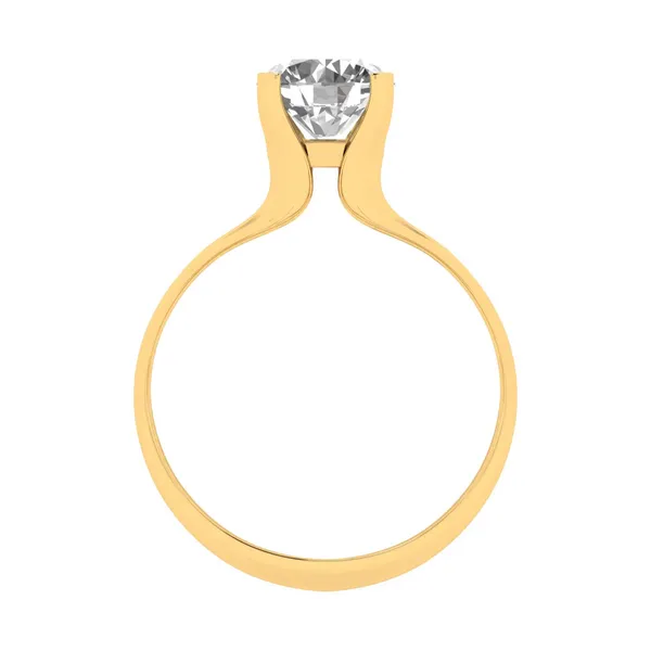 Golden Accent Diamond Ring - View 3
