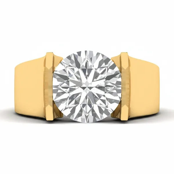 Gleaming Moonbeam Diamond Ring - View 2