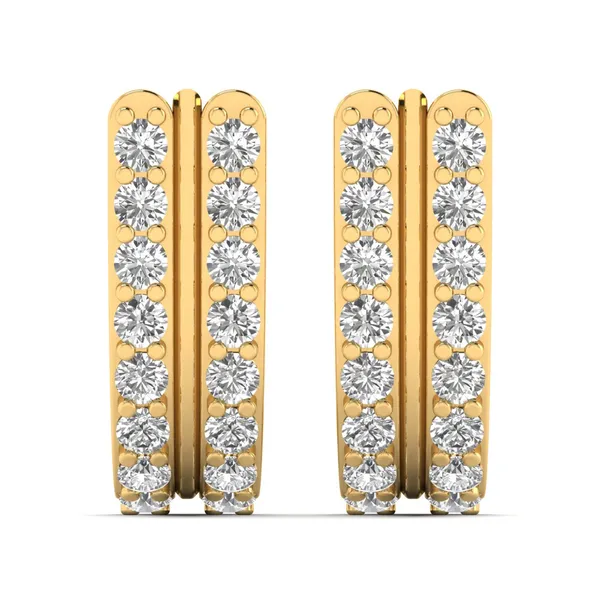 Capriccio Pendant Earrings - Laboratory-Grown Diamond Earrings