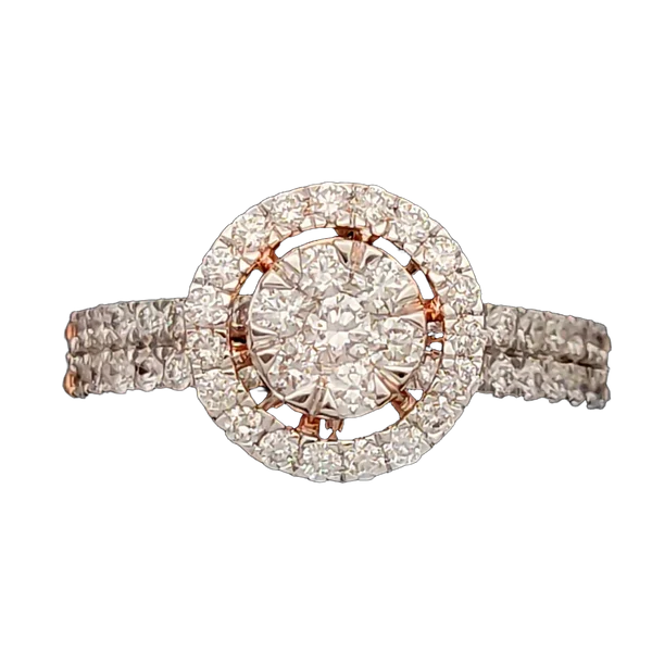 Graceful Cascade Diamond Ladies Ring - Laboratory-Grown Diamond Ladies Ring