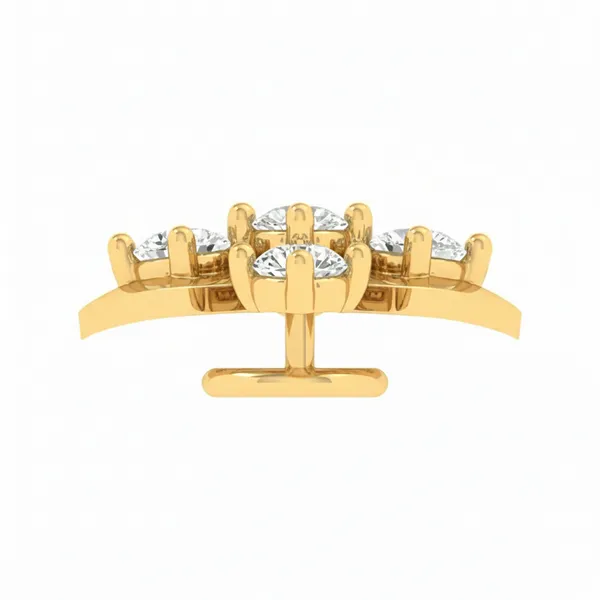 Magnificent Twinkle Diamond Nosepin - View 3