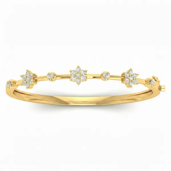 Delicate Luxe Diamond Bangle - Laboratory-Grown Diamond Bangle