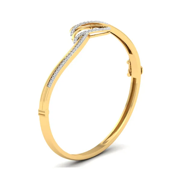 Timeless Statement Diamond Bangle - View 2