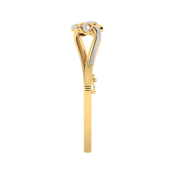 Timeless Statement Diamond Bangle - View 4