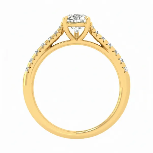 Alluring Cluster Diamond Ring - View 3