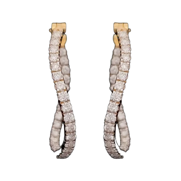 Majestic Aurora Diamond Bali Earrings MNEB1220
