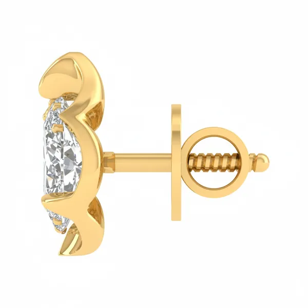 Embera Diamond Studs - View 3