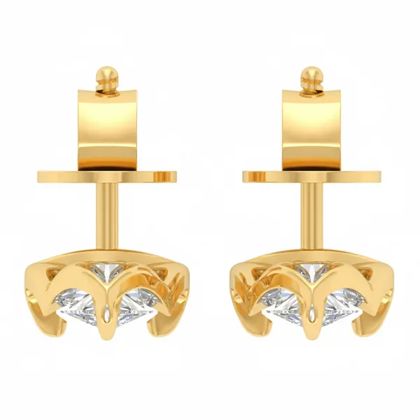 Embera Diamond Studs - View 4