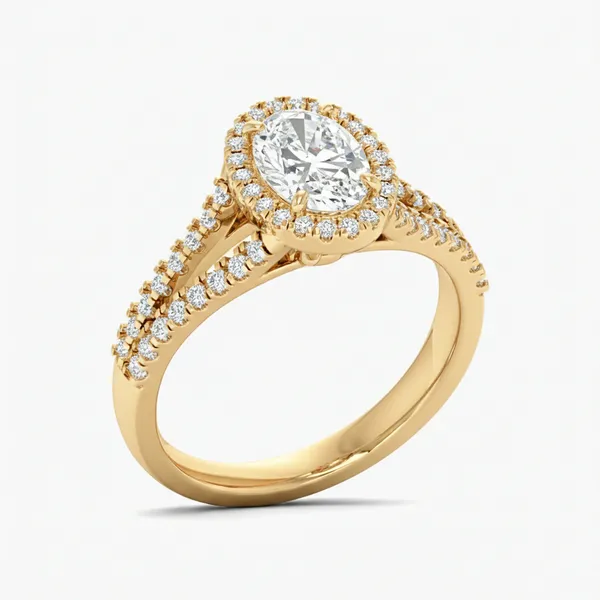 Resplendent Moonbeam Diamond Ring - Laboratory-Grown Diamond Ladies Ring