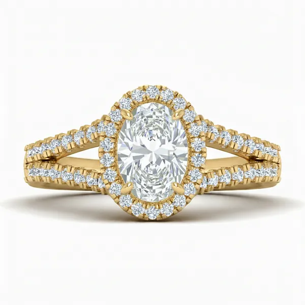 Resplendent Moonbeam Diamond Ring - View 2