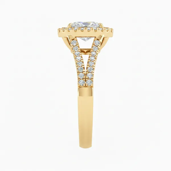 Resplendent Moonbeam Diamond Ring - View 4