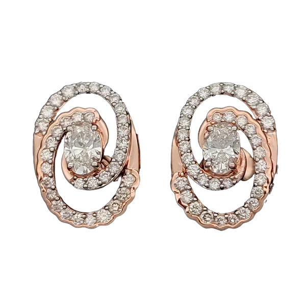 Blissful Solstice Diamond Earring & Mangalsutra Set - Laboratory-Grown Diamond Earring & Pendant Set