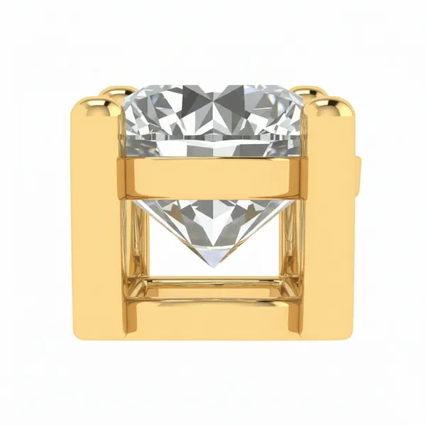 Dazzling Halo Diamond Pendant - View 4
