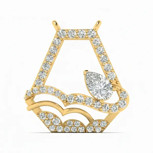 Couture Modern Diamond Pendant - Laboratory-Grown Diamond Pendant