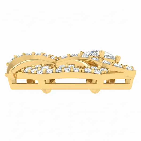 Couture Modern Diamond Pendant - View 4