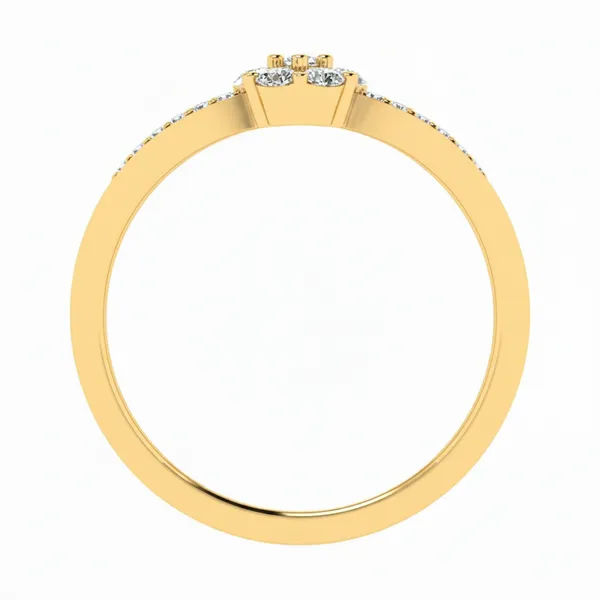 Splendid Art Deco Diamond Ring - View 3