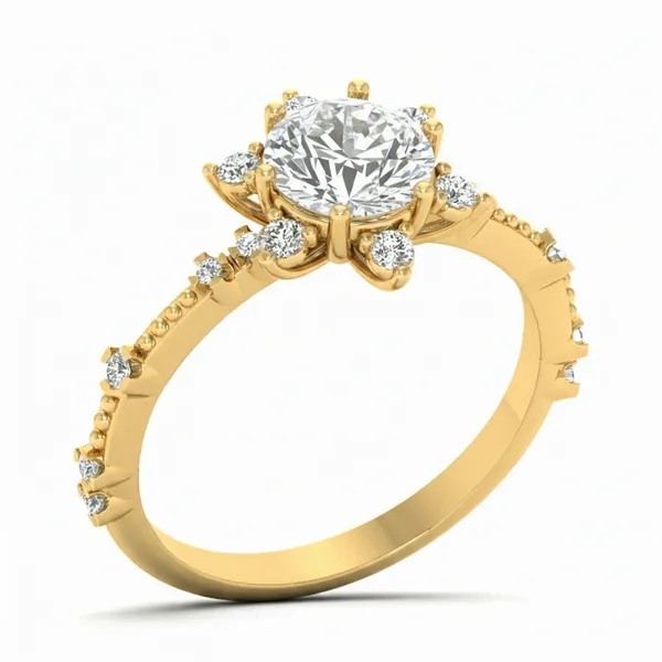 Harmonious Grandeur Diamond Ring - Laboratory-Grown Diamond Ladies Ring