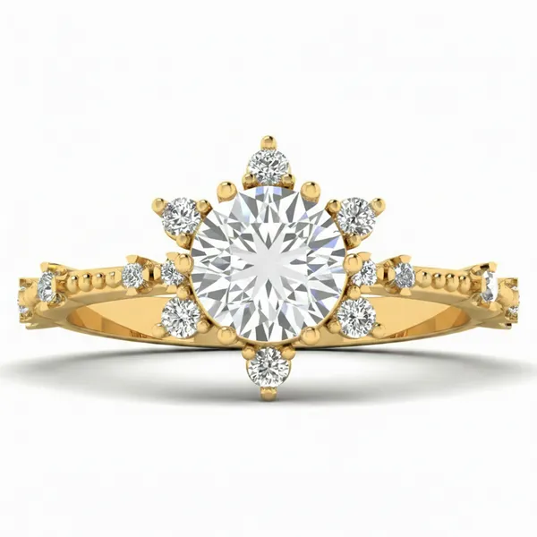 Harmonious Grandeur Diamond Ring - View 2
