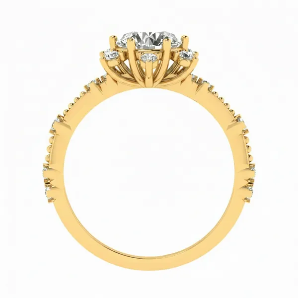 Harmonious Grandeur Diamond Ring - View 3