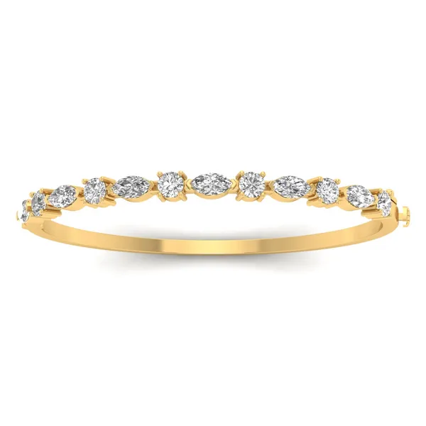 Splendid Radiance Diamond Bangle - Laboratory-Grown Diamond Bangle