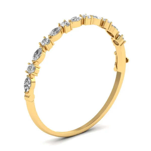 Splendid Radiance Diamond Bangle - View 2