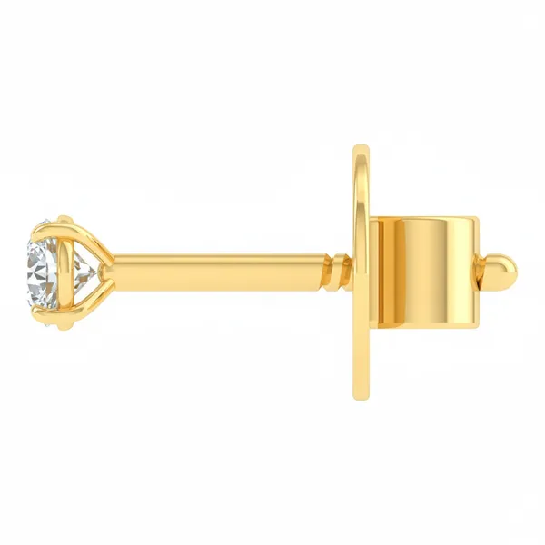 Delfina Iris Solo Stone Earrings - View 3