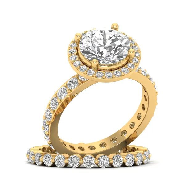 Polished Signet Diamond Ring - Laboratory-Grown Diamond Ladies Ring