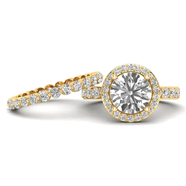 Polished Signet Diamond Ring - View 2