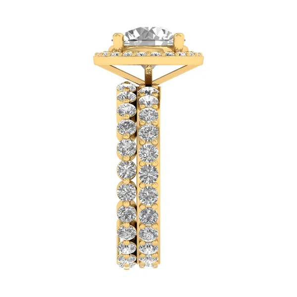 Polished Signet Diamond Ring - View 4