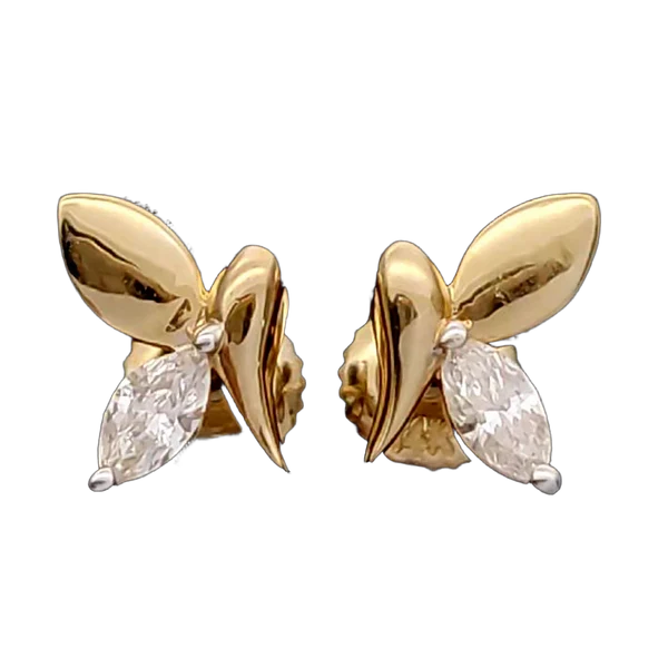Elegant Harmony Diamond Earrings - Laboratory-Grown Diamond Earrings