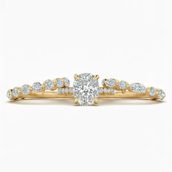 Ethereal Solitaire Diamond Ring - View 2