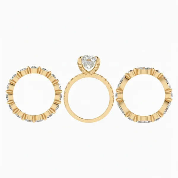 Ethereal Solitaire Diamond Ring - View 3