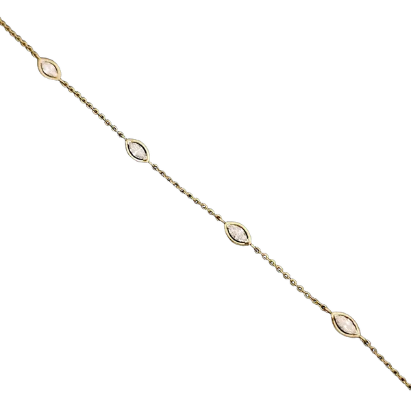Elegant Whisper Diamond Ladies Bracelet - View 2