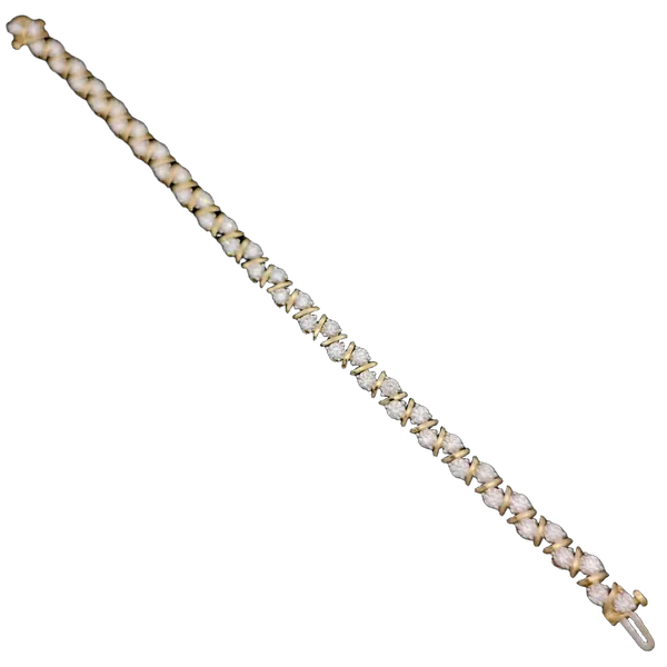 Graceful Solstice Diamond Ladies Bracelet - View 2