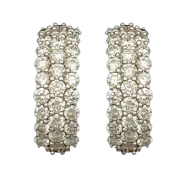 Delicate Meadow Diamond Bali Earrings MNEB1003