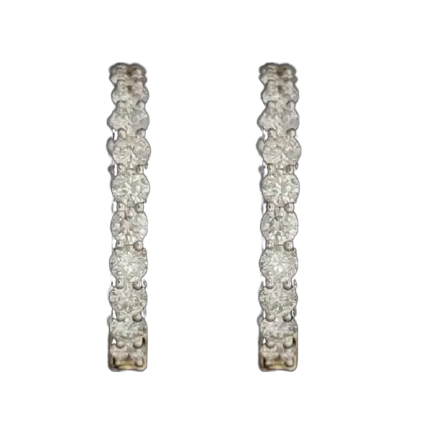 Charming Aurora Diamond Bali Earrings MNEB1140
