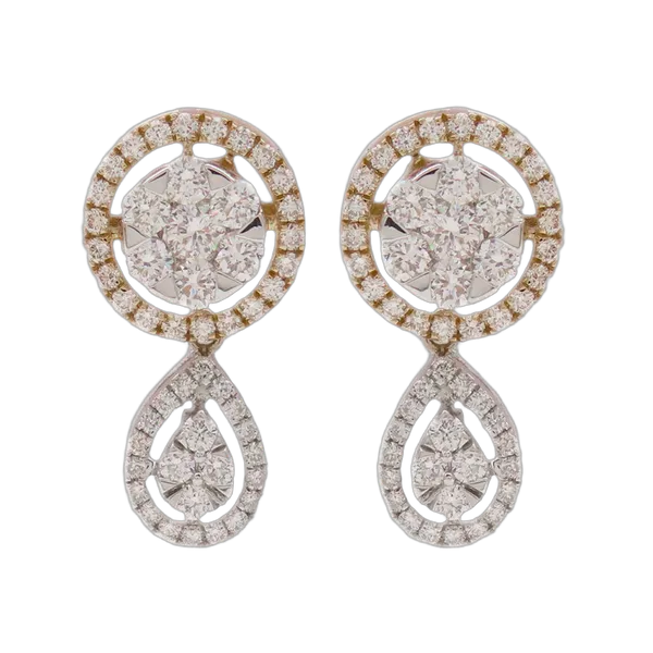Regal Mirage Diamond Drop Earrings MNEH1005